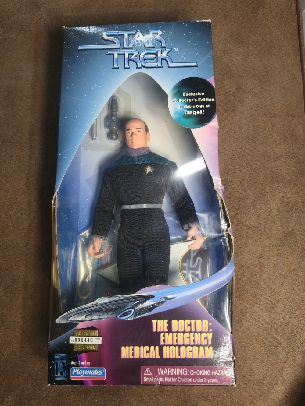 NRFB Vintage 1997 Star Trek The Doctor EMH Voyager  Playmates Toys #000440